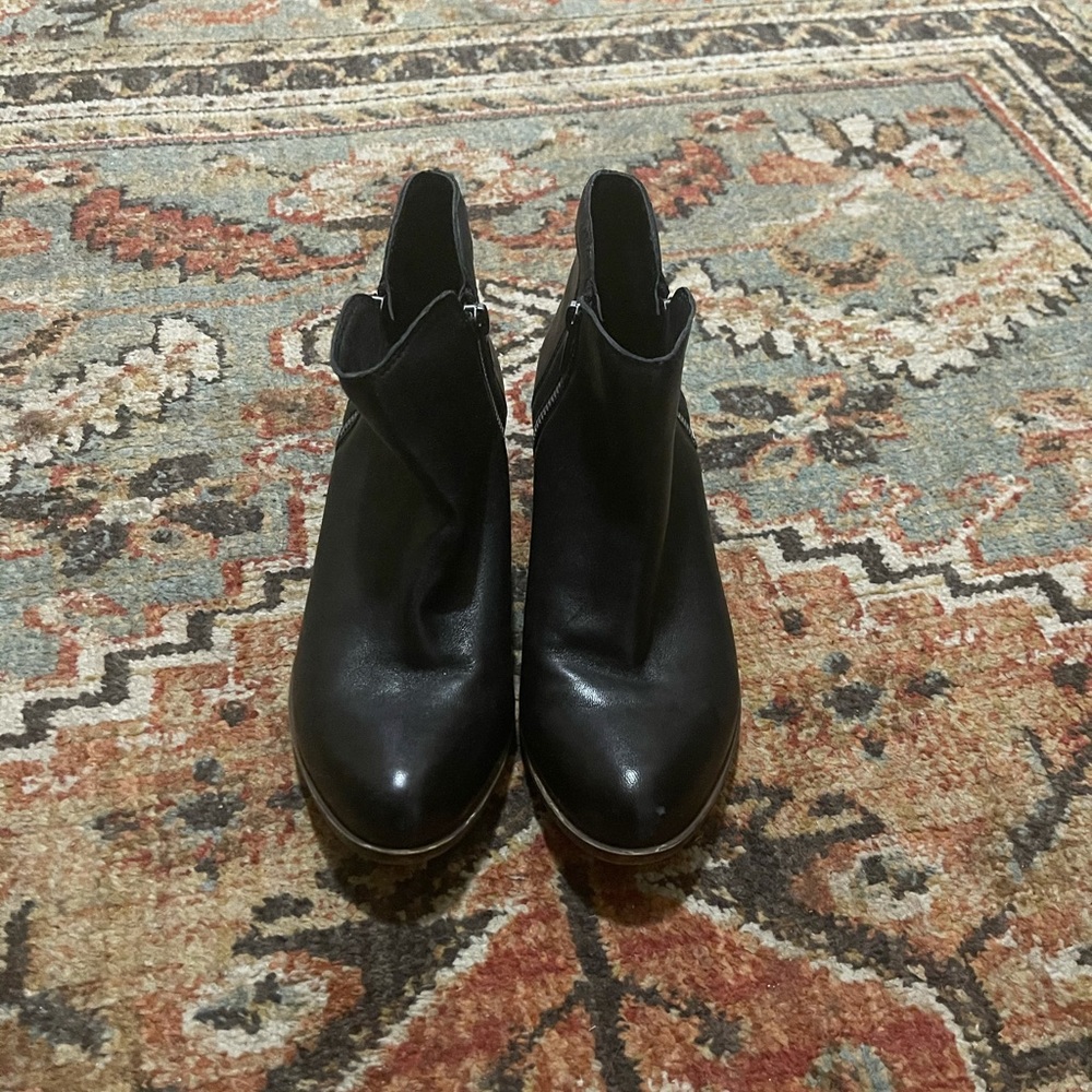 Lucky Brand Basel Leather Flat Bootie
